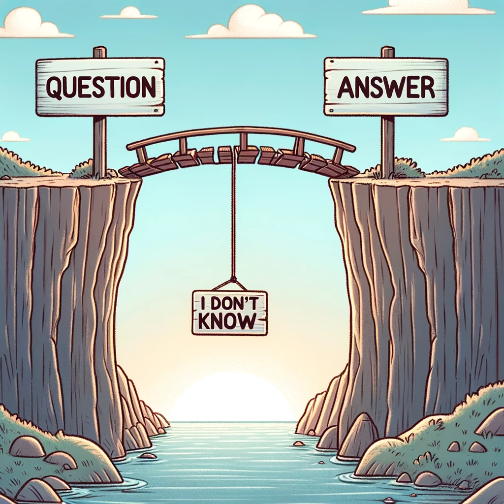 The Power of 'I Don't Know'